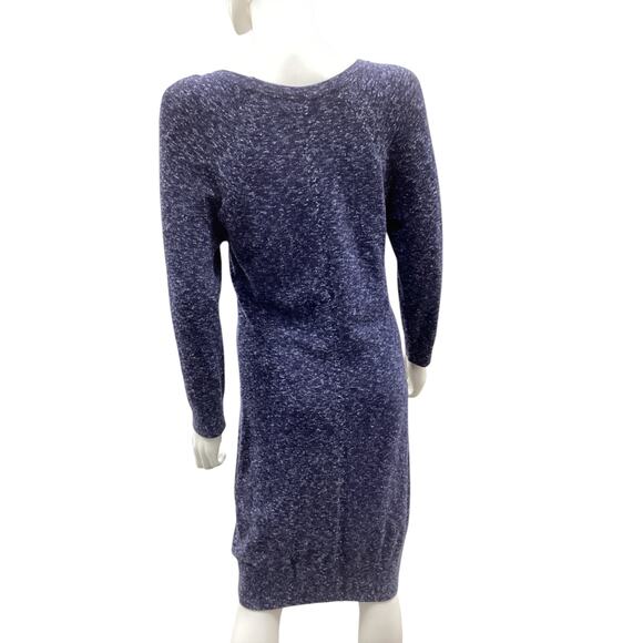 Rag & Bone Dress Women’s Size M Knit Long Sleeve Soft Midi Blue - Picture 4 of 5